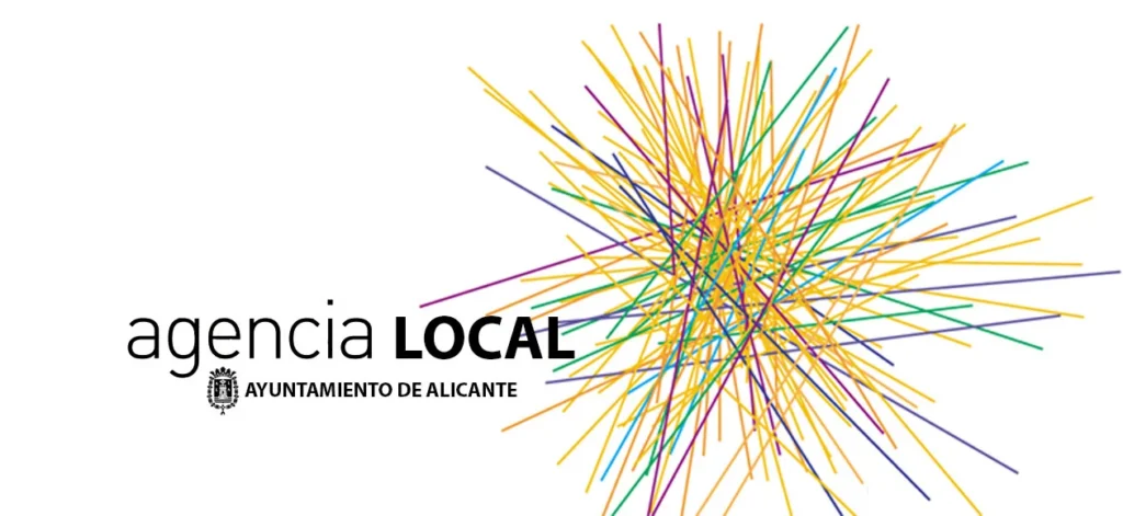 Agencia Local logo representing the local development agency of Alicante, aimed at promoting economic and social growth.