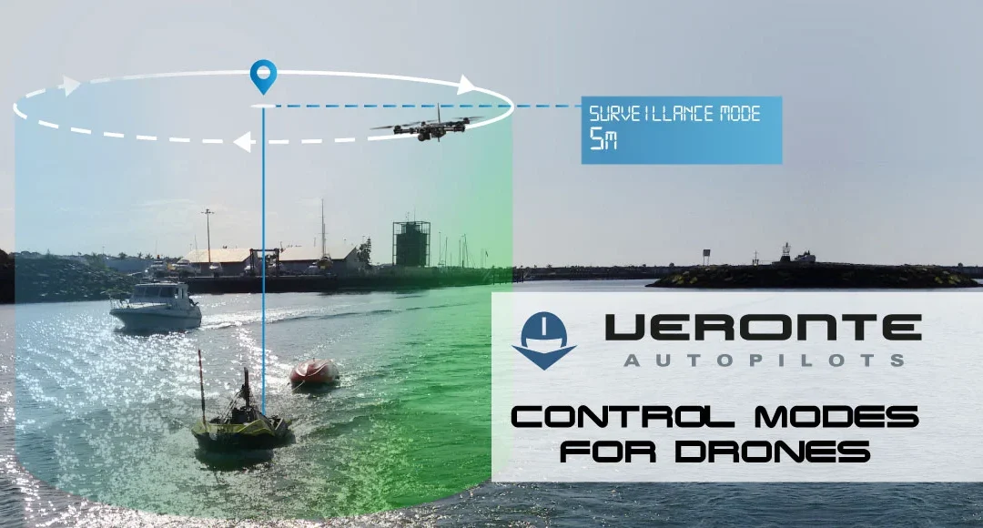 Modos de control comunes y avanzados con UAVs