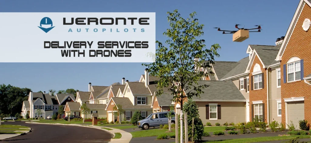 Revolutionize delivery services with Veronte Autopilots, making drone-based package delivery efficient and reliable in neighborhoods.