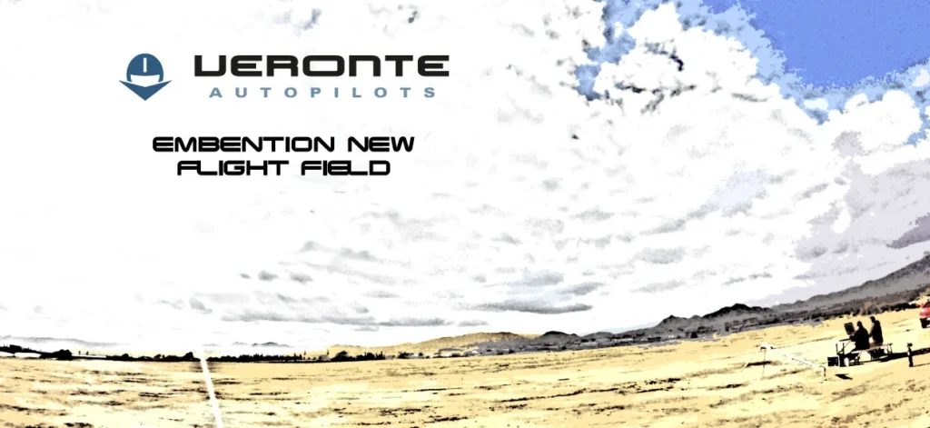 Veronte Autopilots in action at Embention's new flight field, showcasing advanced UAV control in various conditions.