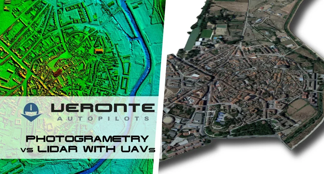 Fotogrametría y LiDAR con UAVs o drones profesionales