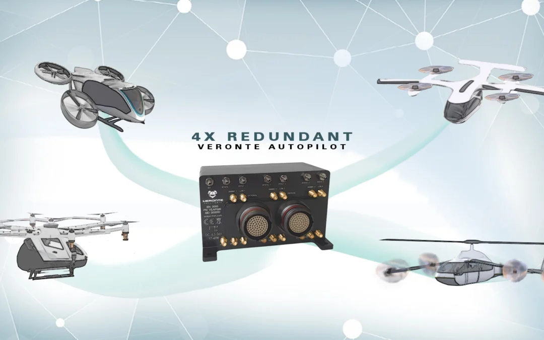 Veronte Autopilot 4x, First Redundant Flight Computer for eVTOL