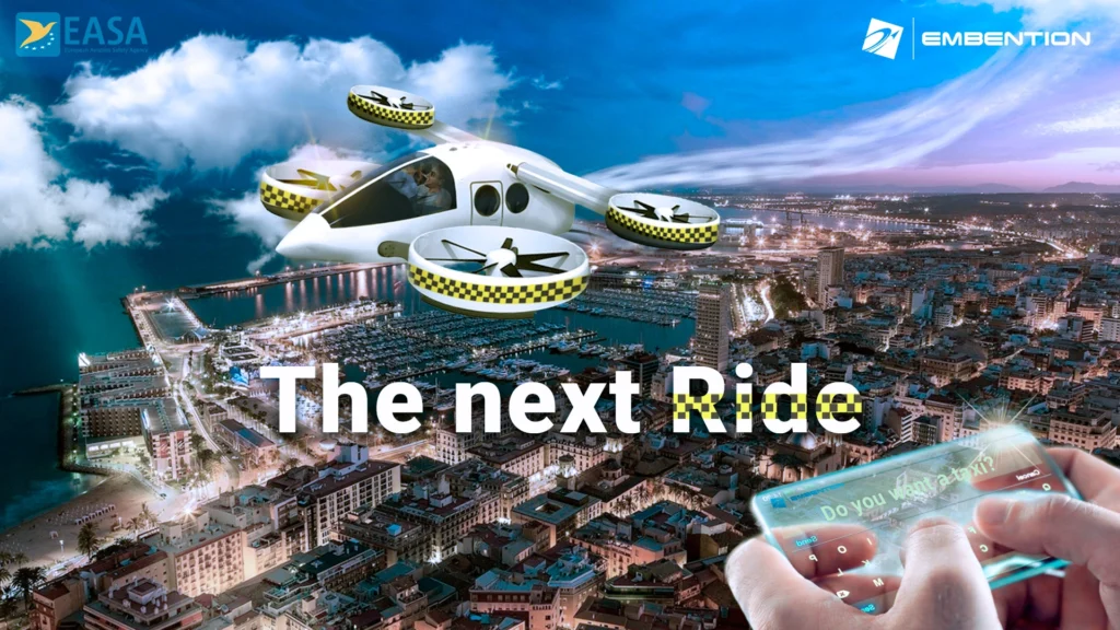aero taxi flying in Alicante