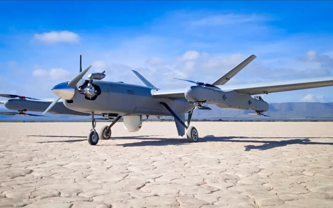 VTOL/HTOL Concepto de UAV híbrido
