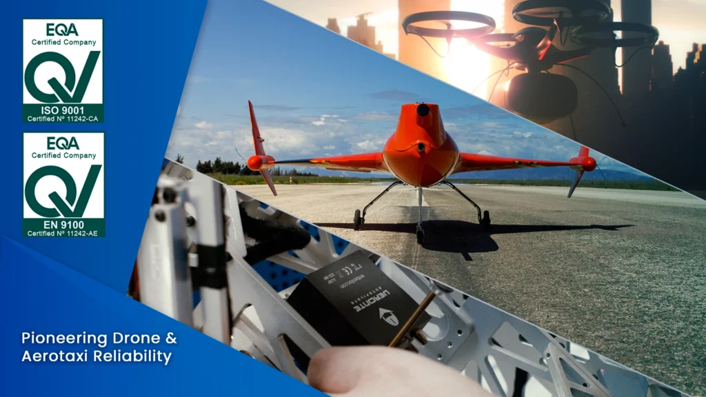 two drones and one autopilot in a graphic with 2 aeronauticals certificates