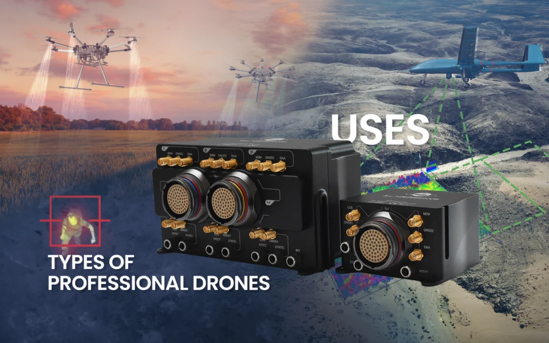 Tipos de drones profesionales y sus principales usos
